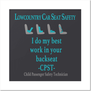 Lowcountry Carseat Safety Posters and Art